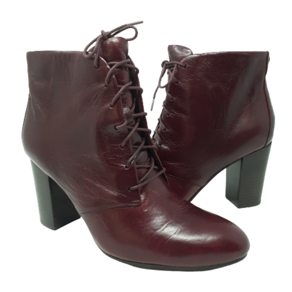 Isola Burgundy Ankle Boots